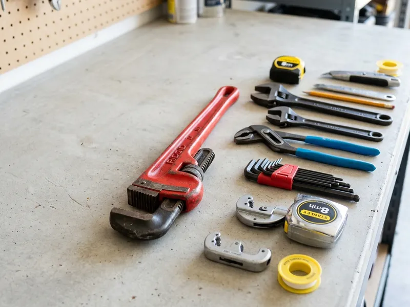 Professional plumbers in Union Center, WI equipped with top-tier tools for residential and commercial plumbing services.